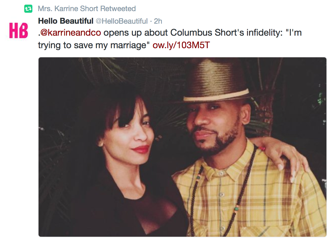 But... But... I Thought Karrine Steffans Had The Perfect Hubby? | inside  jamari fox