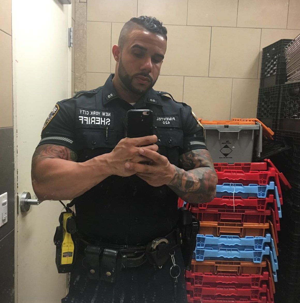 Cop miguel pimentel NYC Bodybuilding