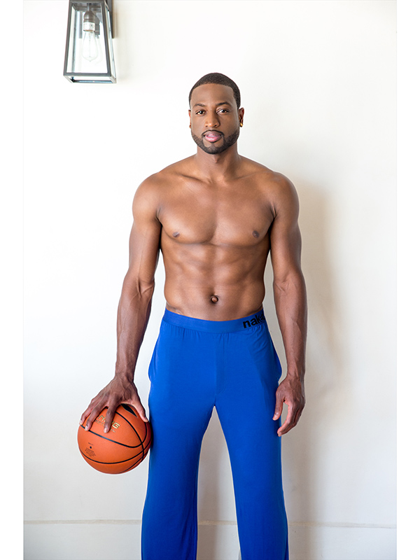 NBA All-Star Dwyane Wade Fles His Menswear Muscles with The Tie